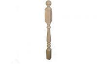 Начальный столб из бука №1 100х100х1200 мм АА