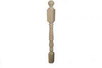 Начальный столб из бука №5 100х100х1200 мм АА