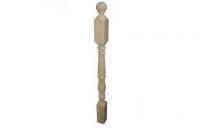 Начальный столб из бука №5 80х80х1200 мм АА