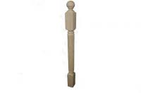 Начальный столб из бука №6 100х100х1200 мм АА