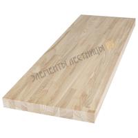 Ступень 40х300х900 мм Ясень АБ Сращенный