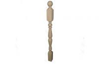 Начальный столб из бука №2 80х80х1200 мм АА