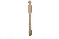 Начальный столб из бука №3 80х80х1200 мм АА