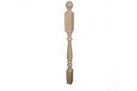 Начальный столб из бука №1 80х80х1200 мм АА